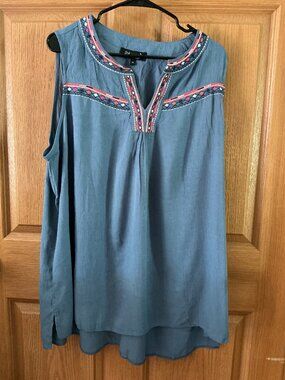 Whispers Sleeveless Blouse